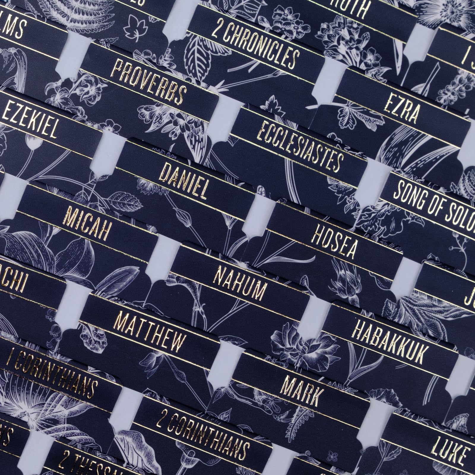 Bible Tabs (Blue and Floral)