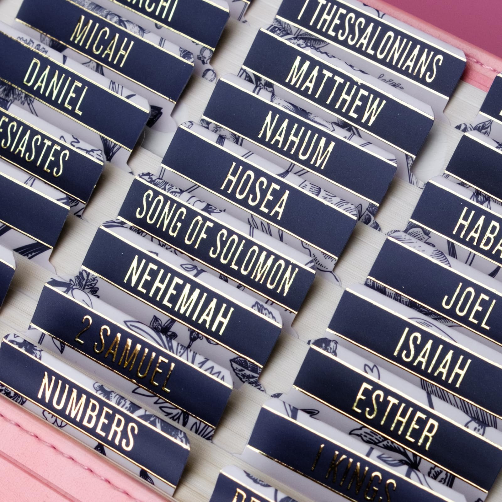 Bible Tabs (Blue and Floral)