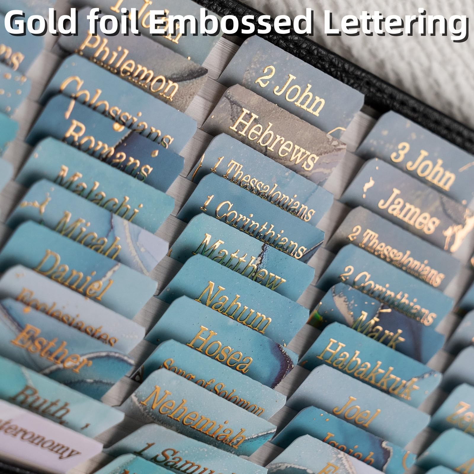 Bible Tabs (Blue and Floral)