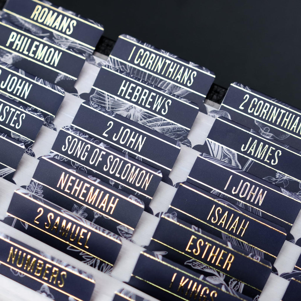 Bible Tabs (Blue and Floral)