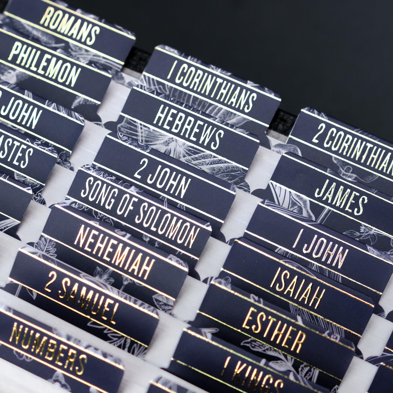 Bible Tabs (Blue and Floral)