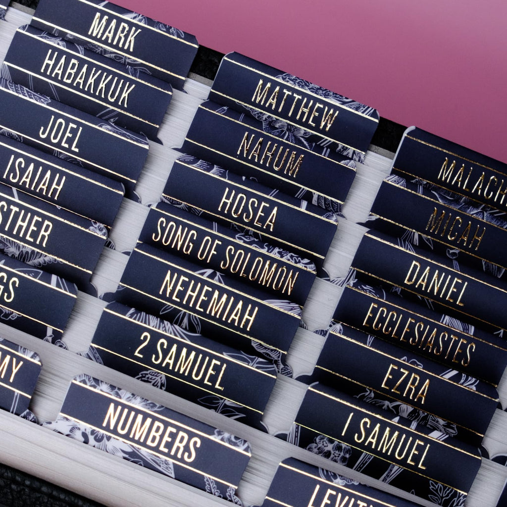 Bible Tabs (Blue and Floral)