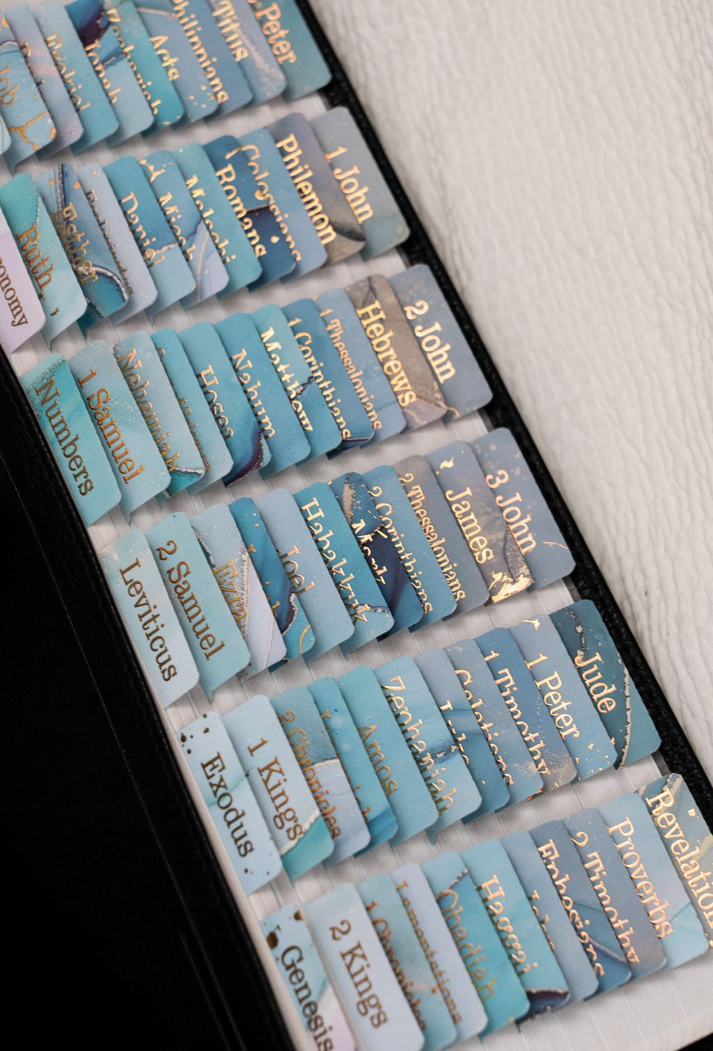 Bible Tabs (Blue and Floral)