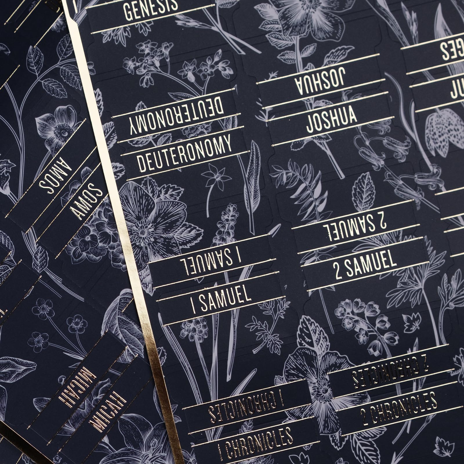 Bible Tabs (Blue and Floral)