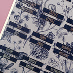 Bible Tabs (Blue and Floral)