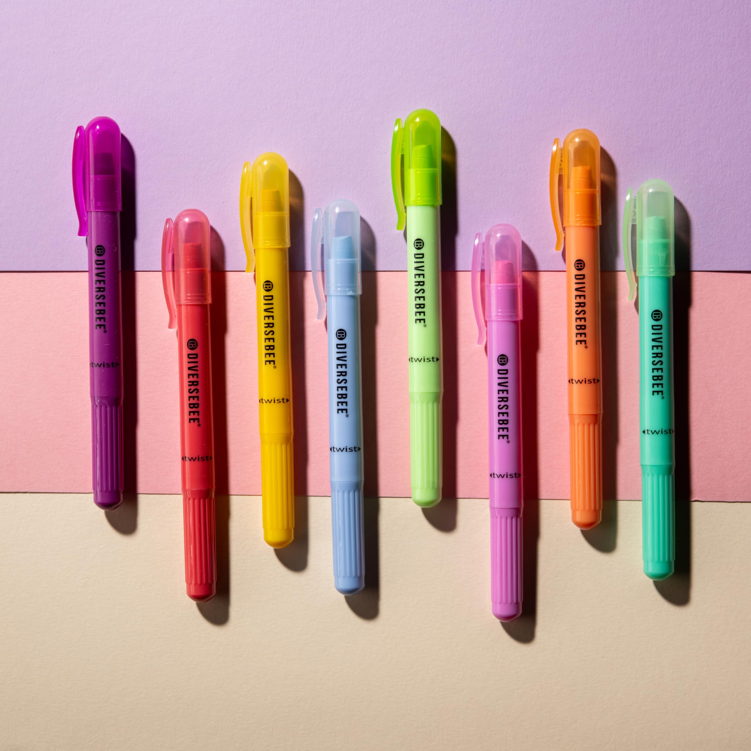 DIVERSEBEE Bible Highlighters, 8 pack