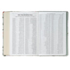 KJV Holy Bible, Gray Floral