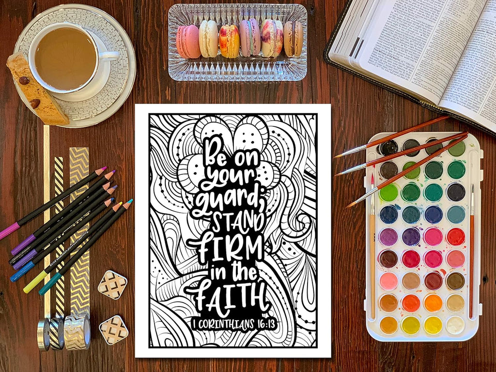Bible Verse Coloring Book for Girls