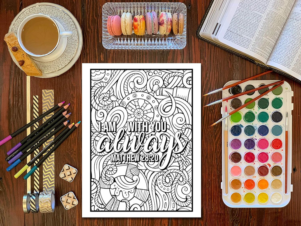 Bible Verse Coloring Book for Girls
