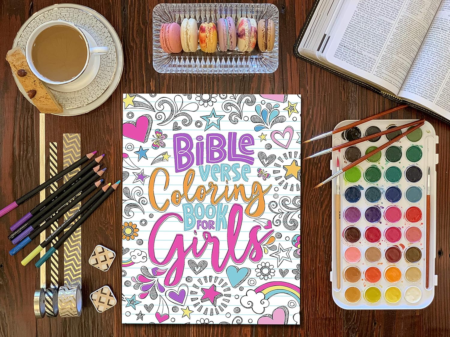 Bible Verse Coloring Book for Girls